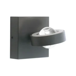 Verstellbare LED Wandspot Anthrazit RGB dimmbar T:16 cm