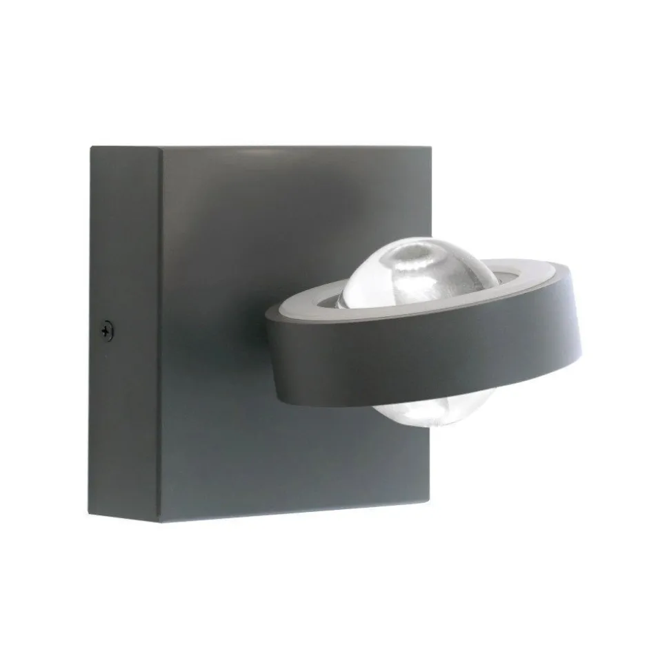 Verstellbare LED Wandspot Anthrazit RGB dimmbar T:16 cm