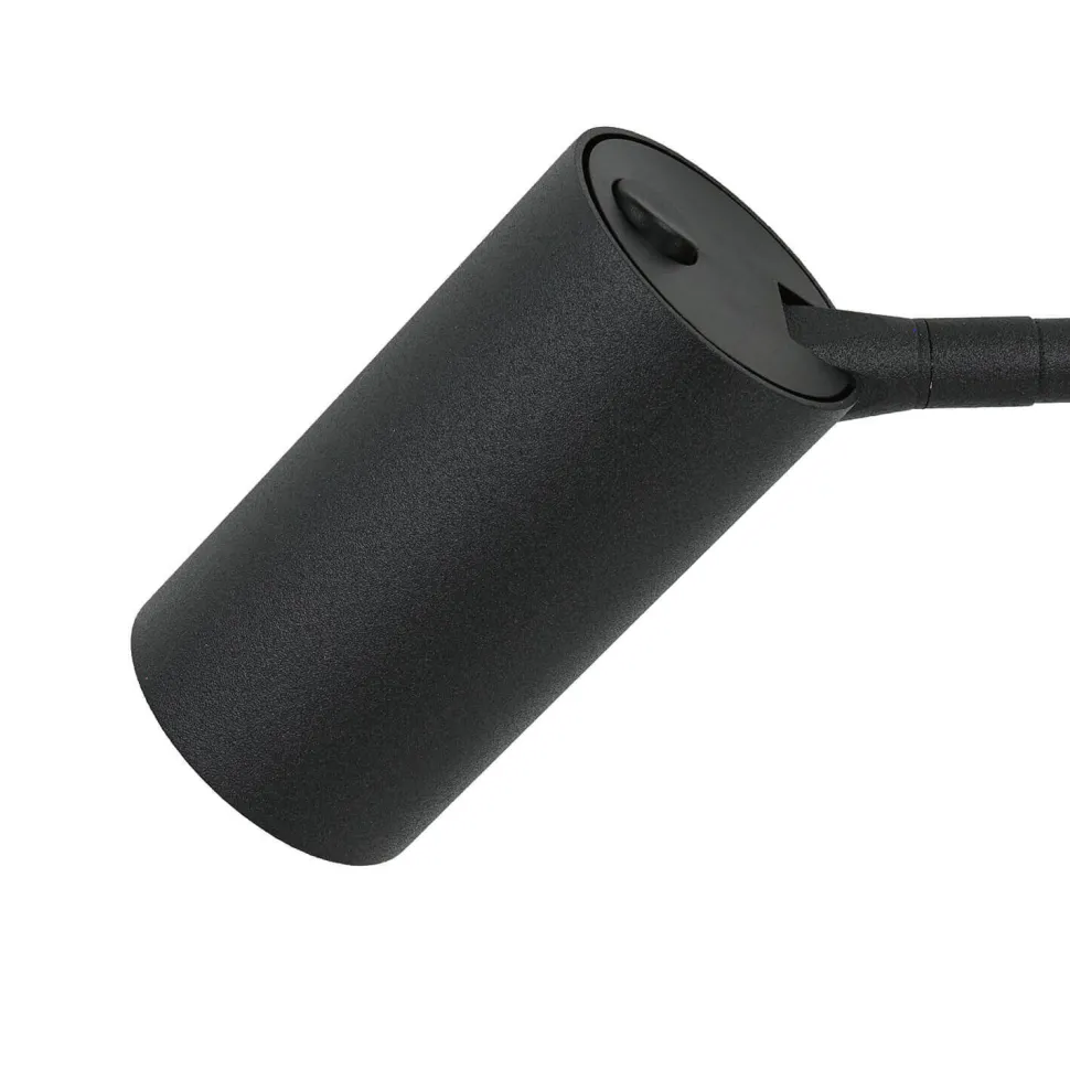 Verstellbare Tischleuchte Schwarz Metall 40cm GU10