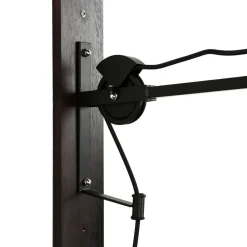 Verstellbare Wandlampe Industrie Design Holz Metall