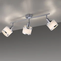 Verstellbarer Deckenspot Chrom 3-flammig E14 blendarm