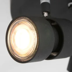 Verstellbarer Deckenspot Schwarz Ø27,5 cm inkl. GU10