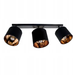 Verstellbarer Deckenspot Stoff E27 90 cm lang blendarm