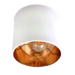 Verstellbarer Deckenspot 3-flammig Stoff blendarm E27