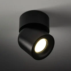 Verstellbarer Deckenstrahler Schwarz Metall GU10 IP65