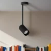 Vielseitige Deckenlampe Schwarz H:41cm verstellbar GU10