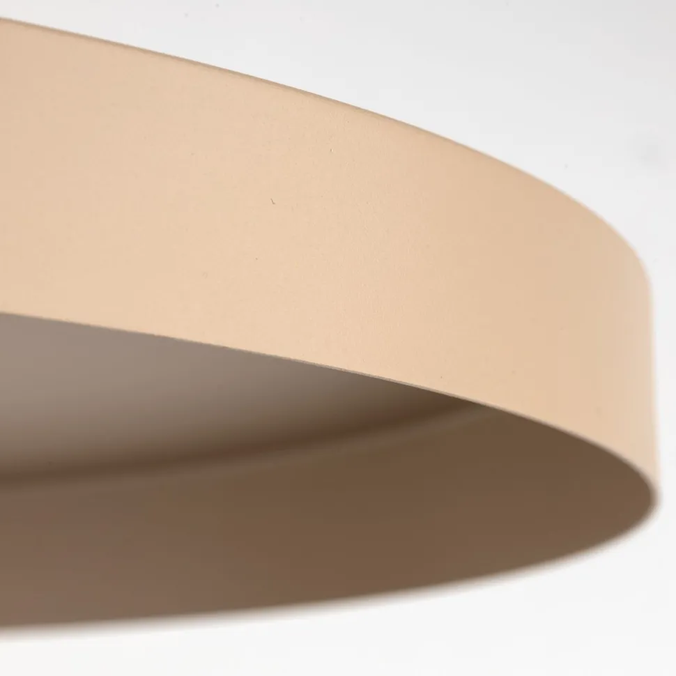 Vintage Hängelampe E27 Ø40 cm in Ziegelrot Sandgrau