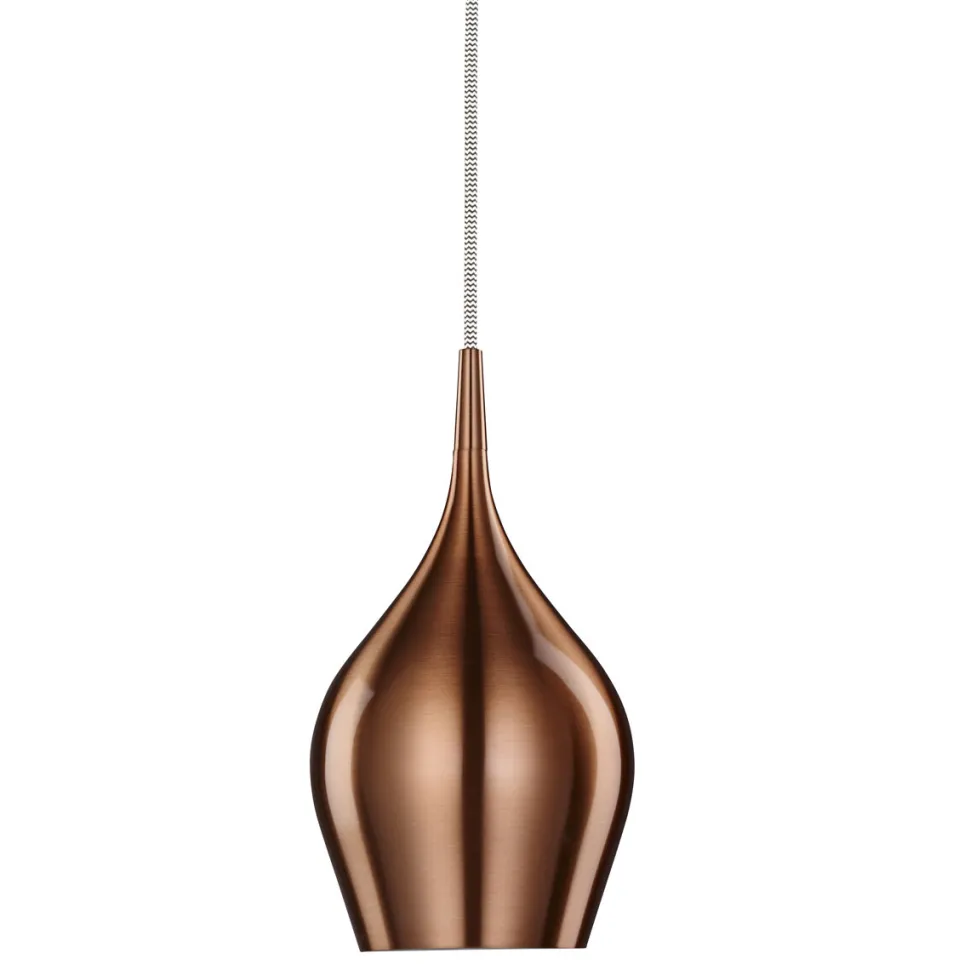 Vintage Hängeleuchte Braun