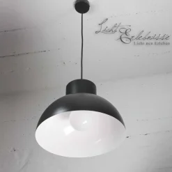 Vintage Loftleuchte Hängeleuchte schwarz