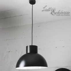 Vintage Loftleuchte Hängeleuchte schwarz