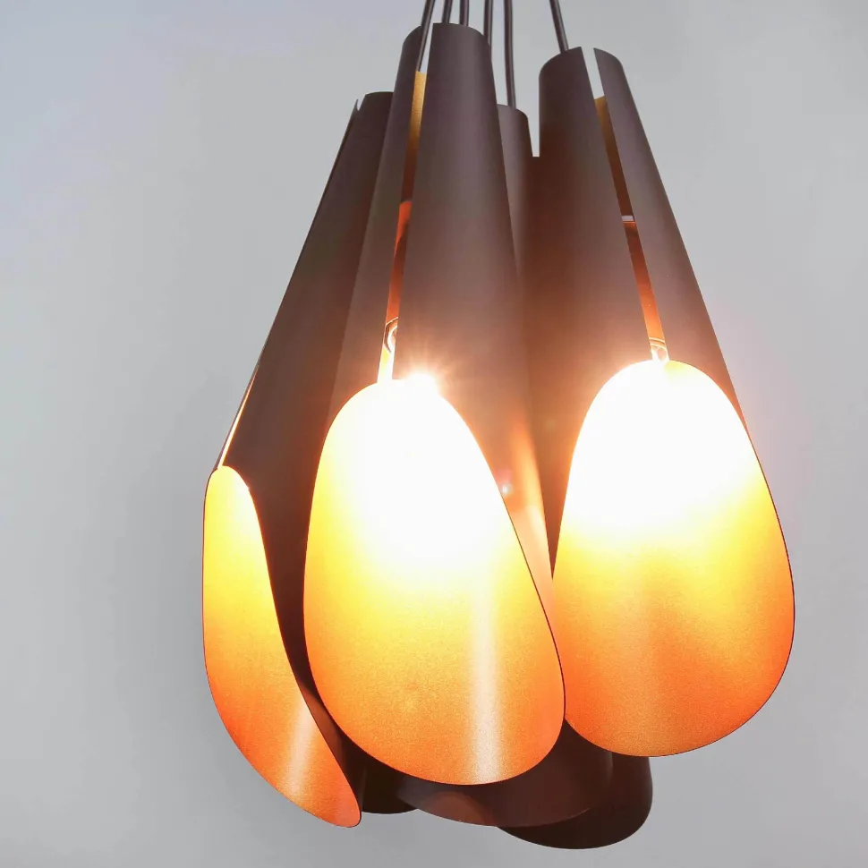 Vintage Pendelleuchte in Schwarz für die Küche