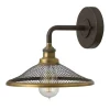 Vintage Wandlampe ALEYNA in Bronze B:25cm Leuchte