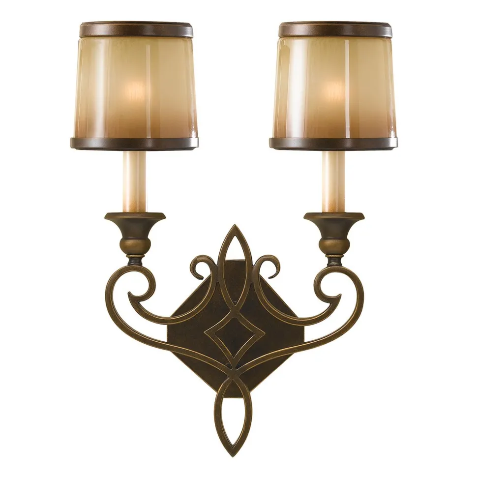 Wandlampe ANABELL 4 Beige Bronze B:34cm Leuchte