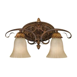 Wandlampe ANABELL 10 Bronze Porzellan Leuchte