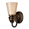 Wandlampe ANABELL 7 Bronze Industrie Design Lampe