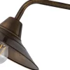 Wandlampe Antik echtes Messing rostfrei Ø26cm E27
