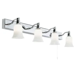 Wandlampe Bad mit Schalter schwenkbar IP44 66 cm lang