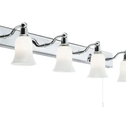 Wandlampe Bad mit Schalter schwenkbar IP44 66 cm lang