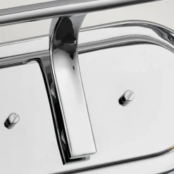 Wandlampe Badezimmer B: 37,4 cm IP44 E27 in Chrom