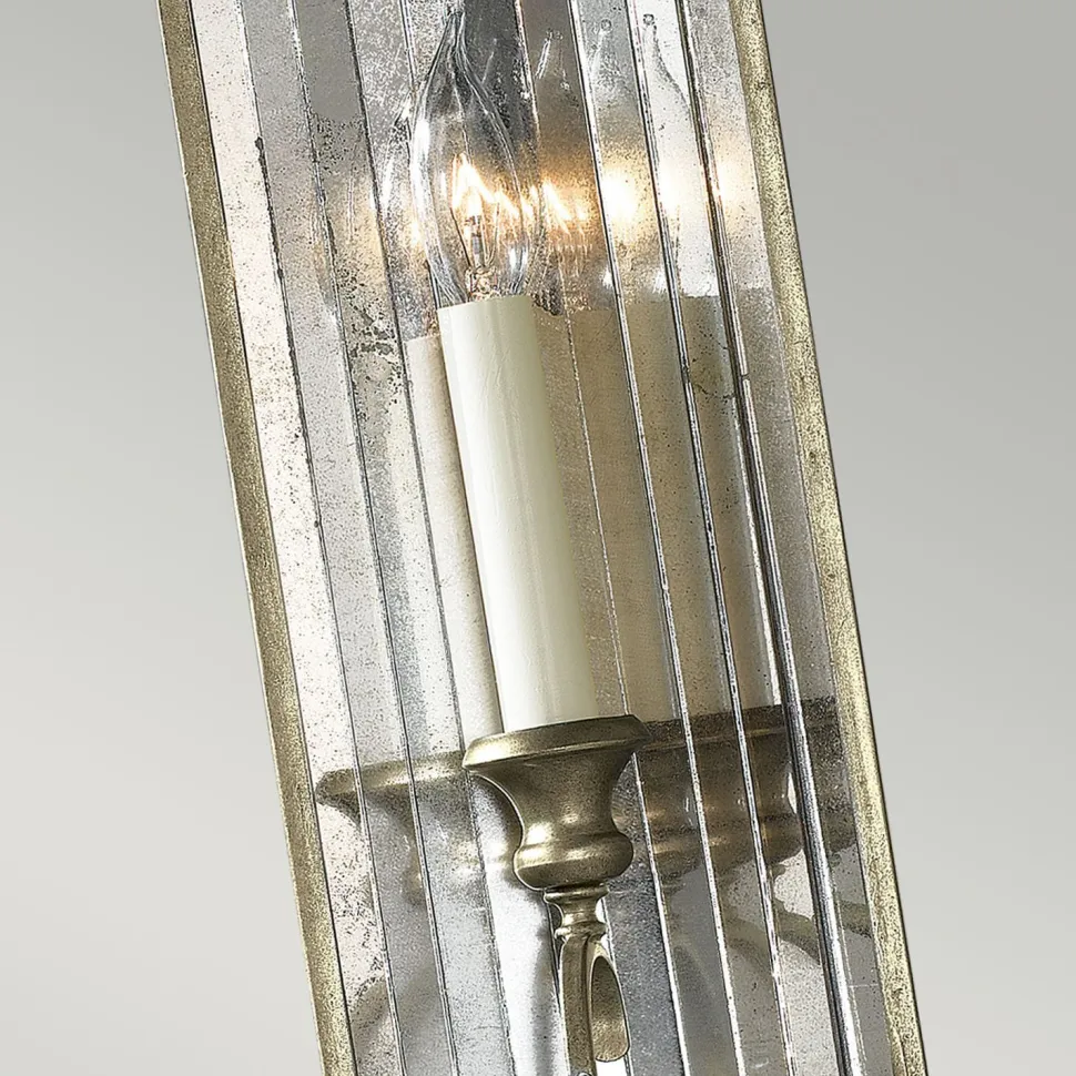 Wandlampe CANDELA 7 in Silber Kerzenform Lampe