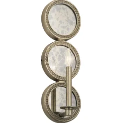 Wandlampe CANDELA 13 Quecksilberglas Gold Leuchte