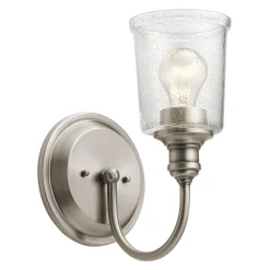 Wandlampe Glas Metall Jugendstil E27 LIODA