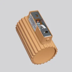 Wandlampe GU10 Modern aus Aluminium klein H: 10 cm in Gold