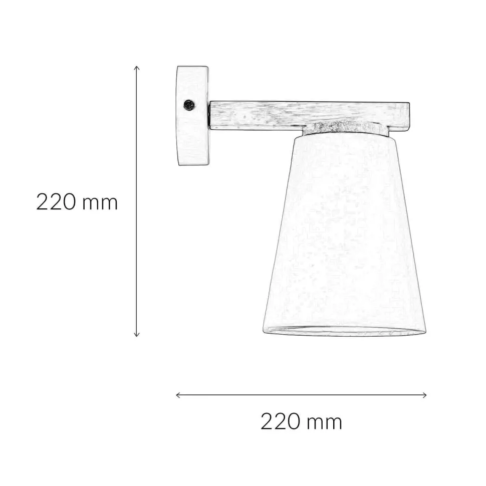 Wandlampe Holz Lampe Modern Skandinavisch Leuchte