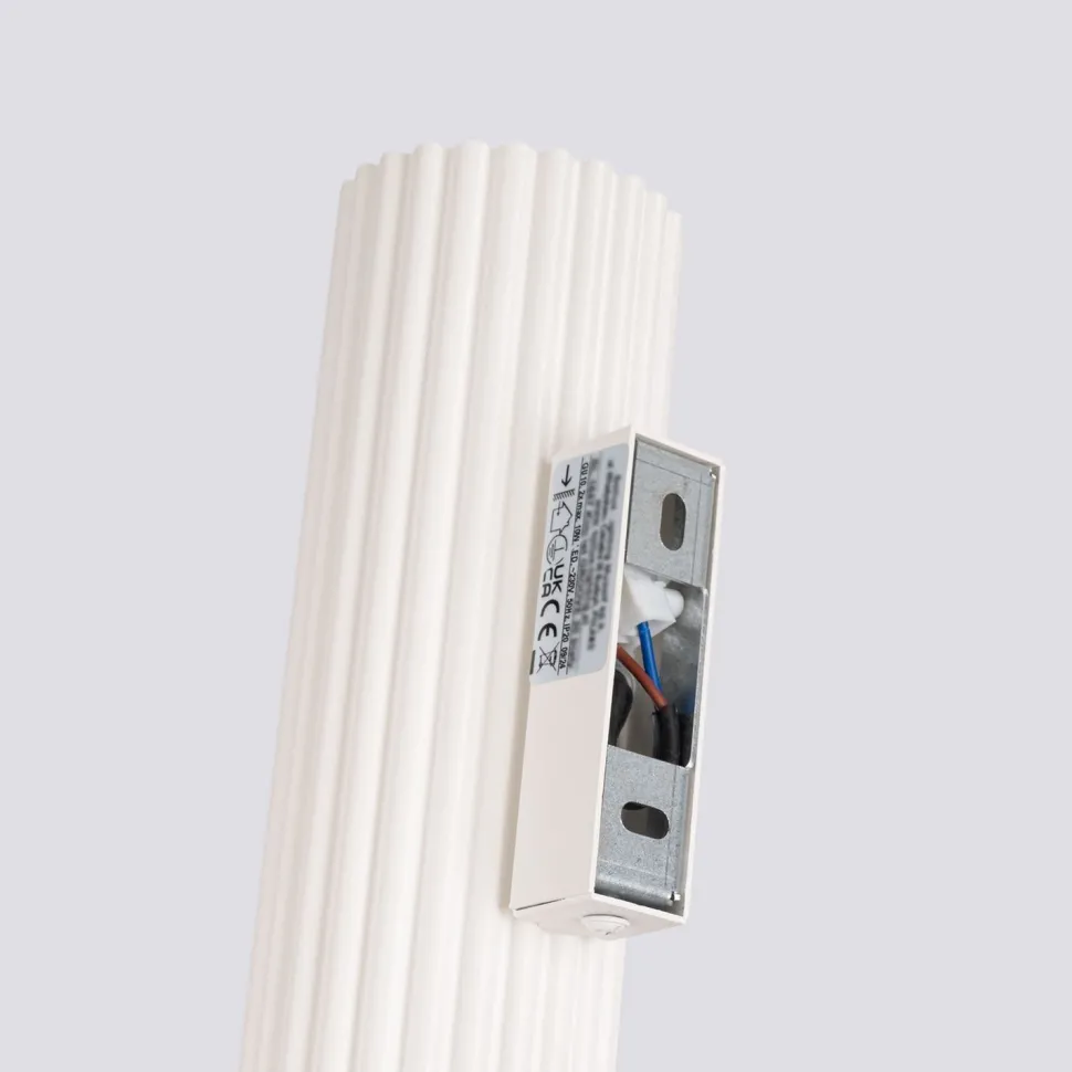 Wandlampe indirekt 2x GU10 H: 20 cm Creme Modern