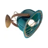 Wandlampe Keramik Metall E27 verstellbar rund Retro