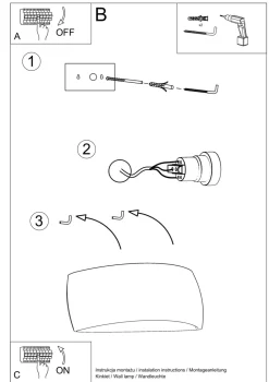 Wandlampe Keramik Up Down indirekt 32 cm Modern G9