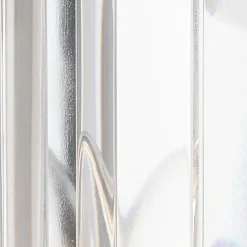 Wandlampe Kristall E14 Art Déco H: 35 cm in Chrom Klar