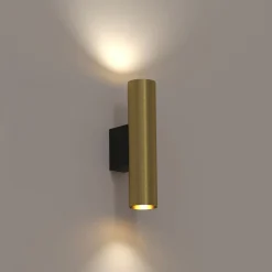 Wandlampe Messing Up Down 2-flammig GU10 R35 innen Flur Treppe