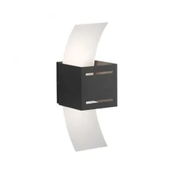 Wandlampe Metall Anthrazit indirekt G9 H:30 cm Modern