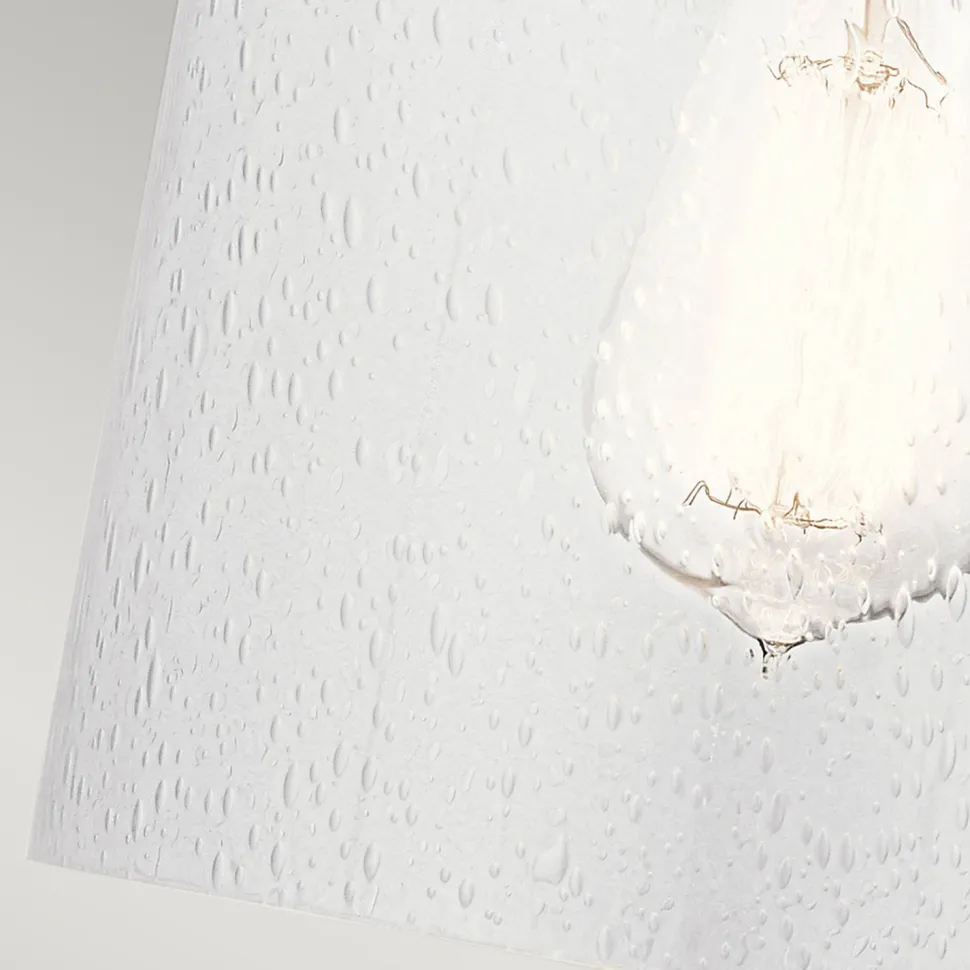 Wandlampe Metall Glas E27 H: 42,1 cm in Messing Vintage