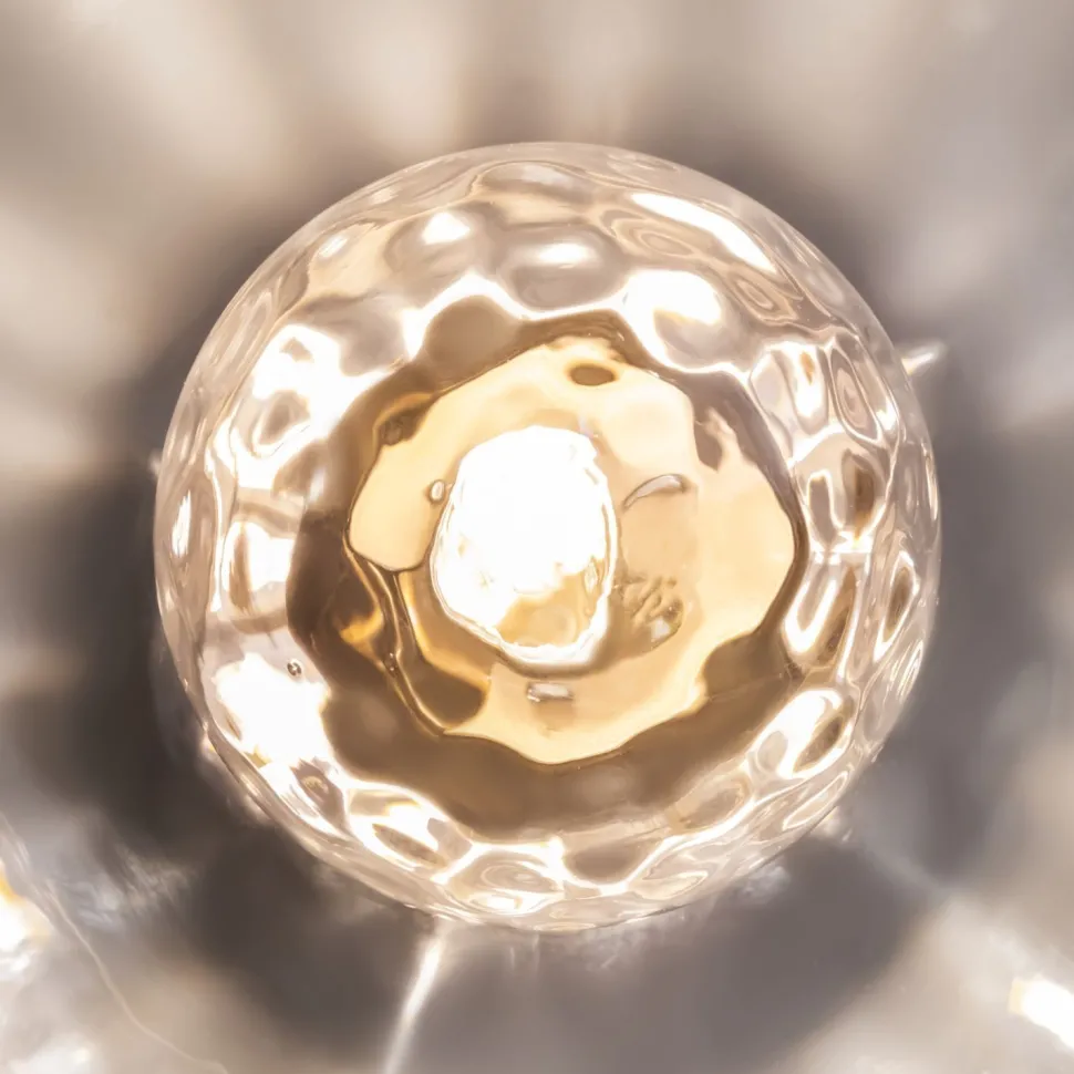 Wandlampe Metall Glas in Messing G9 Modern NILS