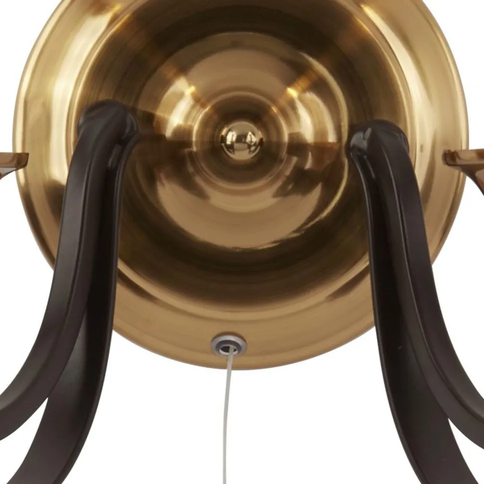 Wandlampe mit Schalter 2-flammig E14 in Bronze B: 33 cm