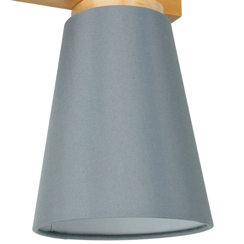 Wandlampe mit Schalter Kabel Grau Skandinavisch