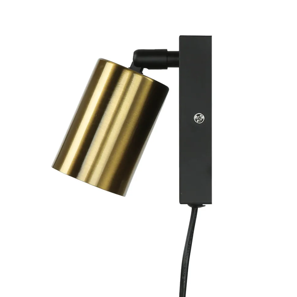Wandlampe mit Schalter Kabel GU10 verstellbar