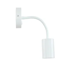 Wandlampe mit Schalter Weiß verstellbar Lesearm GU10