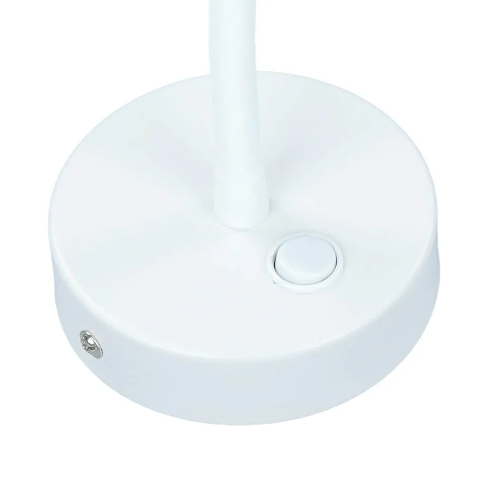 Wandlampe mit Schalter Weiß verstellbar Lesearm GU10