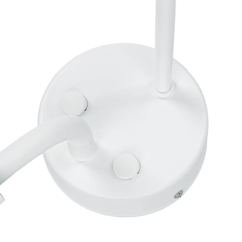 Wandlampe mit Schwanenhals Weiß E27 + G9 H: 50 cm