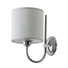 Wandlampe Modern Chrom Grau REKA Wohnzimmer Bett
