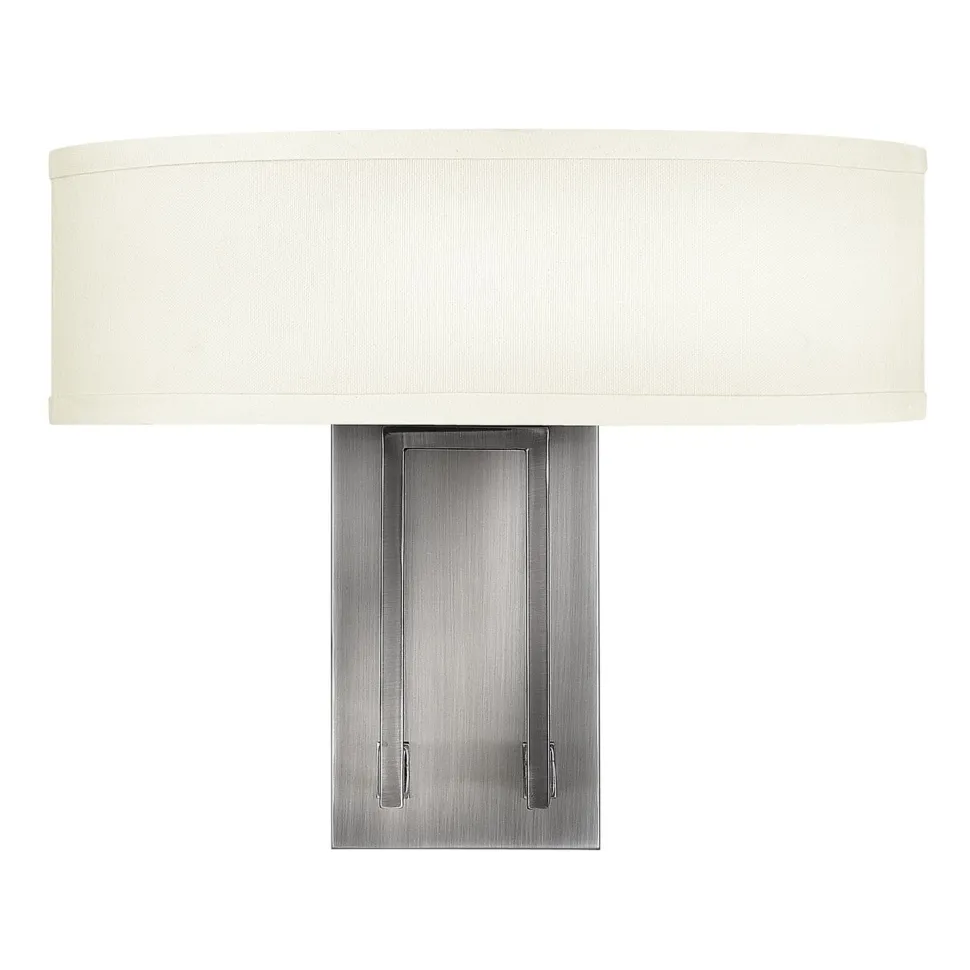 Wandlampe POLILLA Nickel H:38cm Lampe Wohnzimmer