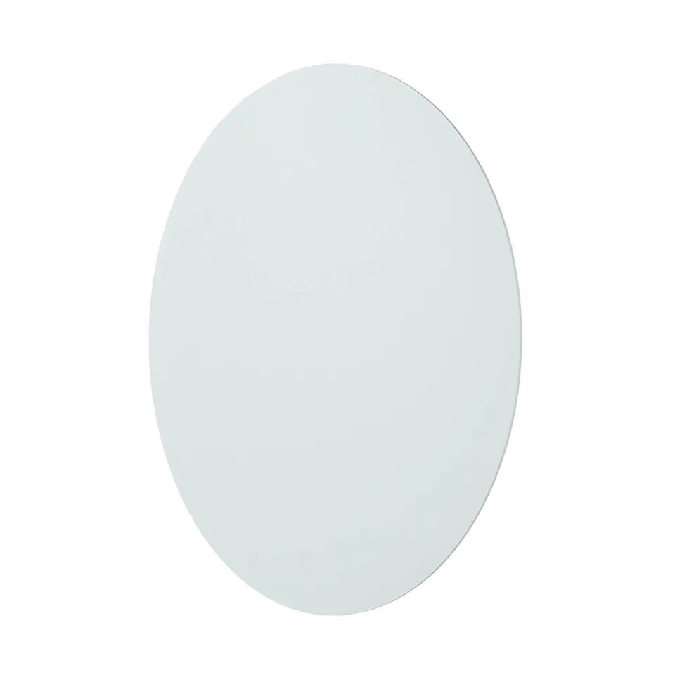 Wandlampe rund Metall Ø 30 cm flach Weiß G9 Modern