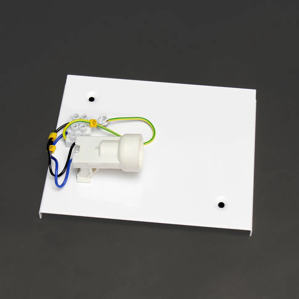 Wandlampe Schwarz Weiß Retro Muster Up Down H: 25 cm