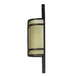 Wandlampe SHOJI Bronze Vintage Leuchte Wohnzimmer