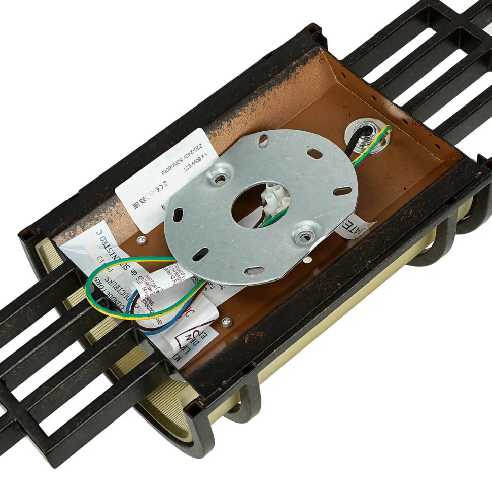 Wandlampe SHOJI Bronze Vintage Leuchte Wohnzimmer