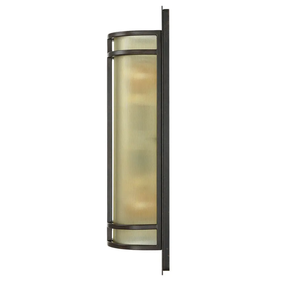 Wandlampe SHOJI Bronze Vintage Leuchte Flur Diele