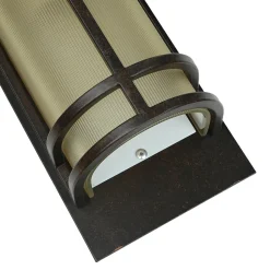 Wandlampe SHOJI Bronze Vintage Leuchte Flur Diele